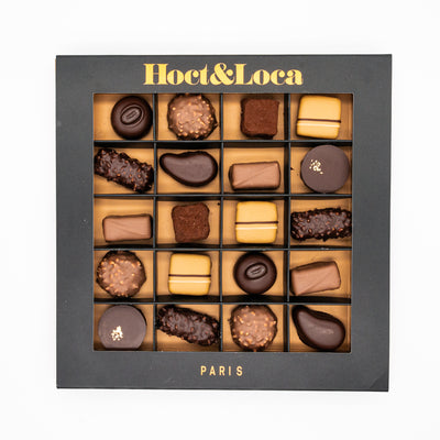 assortiment de 24 bonbons chocolatés - 215g