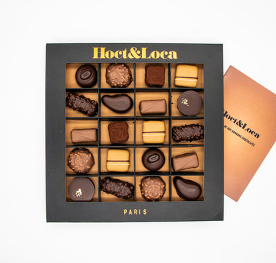 assortiment de 24 bonbons chocolatés - 215g